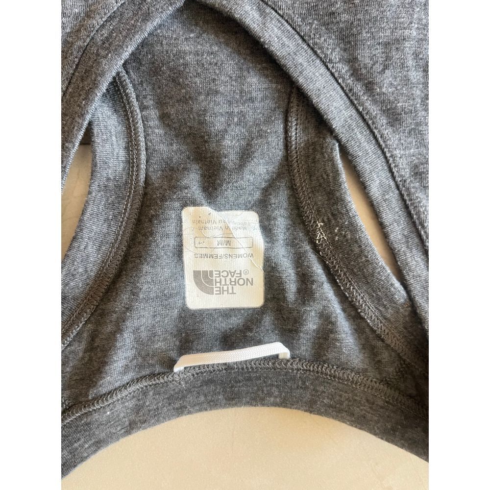 The North Face Women's Dark Gray Racerback Tank Top - Picture 3 of 3